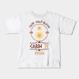 Cabin #19 in Camp Half Blood, Child of Tyche  – Percy Jackson inspired design Kids T-Shirt